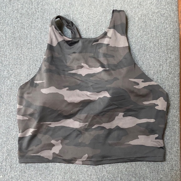 Athleta A-C Freestyle Camo Crop Bikini Top NWOT - Picture 4 of 5